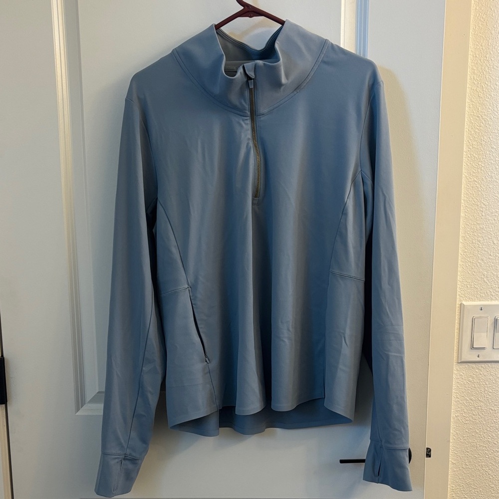 Rhône Light Blue Quarter-Zip Pullover NWT